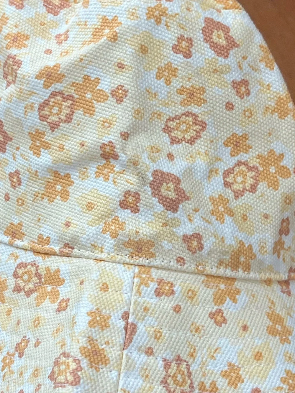 Lack Of Color Orange  Floral Bucket S/M